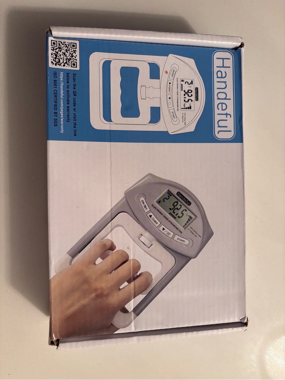 Handeful Digital Hand Dynamometer - Gray
